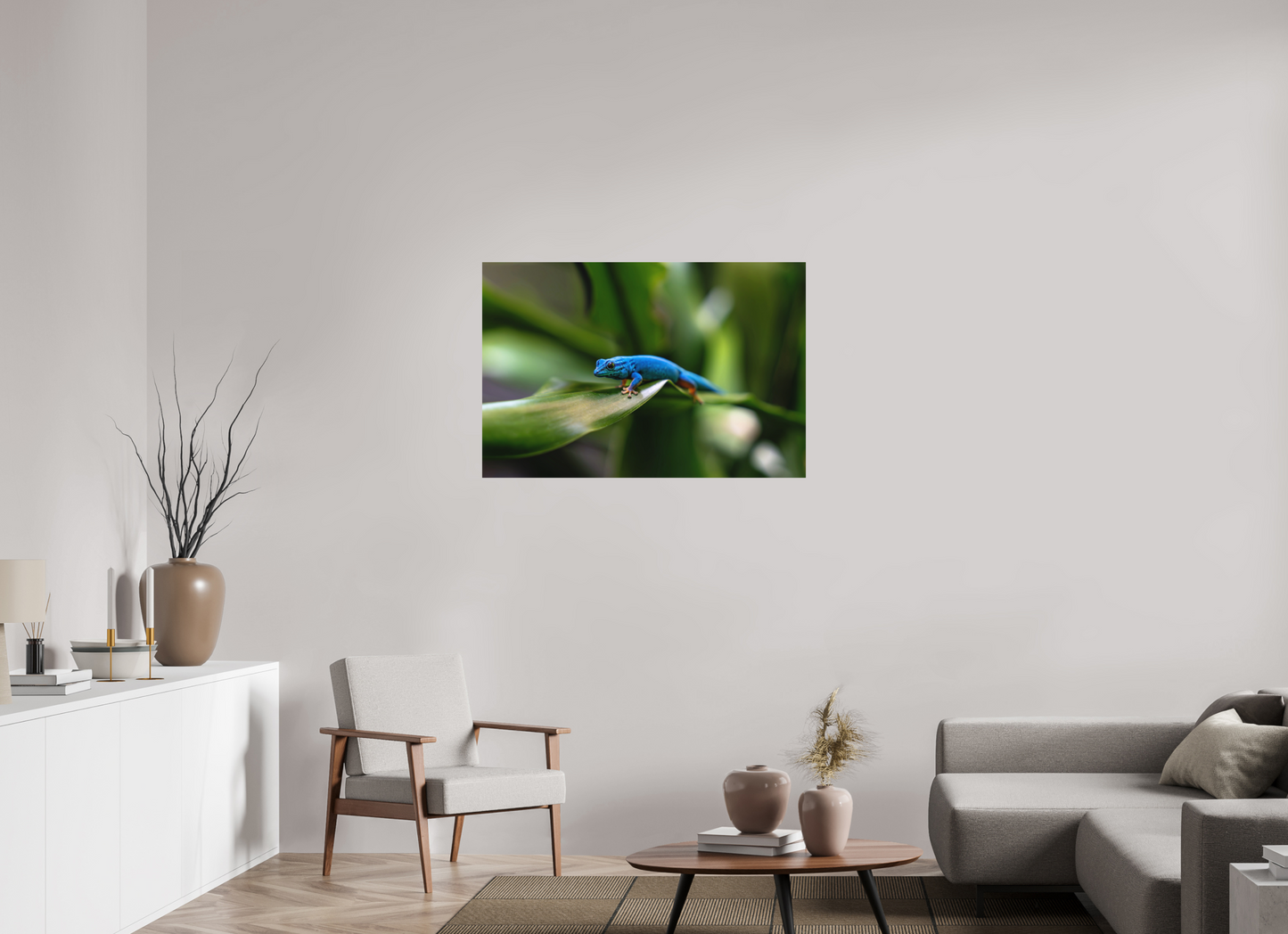 105 x 70 cm, Hahnemühle Photo Rag Bright White Blaues Juwel im Verborgenen
