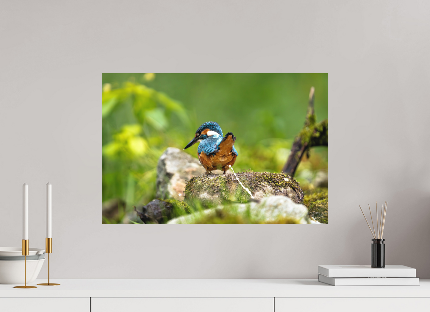 60 x 40 cm, Hahnemühle Photo Rag Bright White Sh*t, a Kingfisher