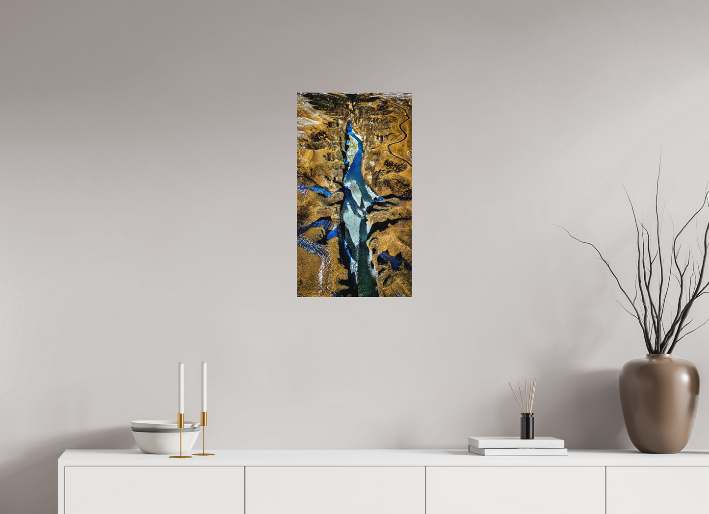 36 x 64 cm, Hahnemühle Photo Rag Bright White Fjaðrárgljúfur – Der Atem der Tiefenschlucht