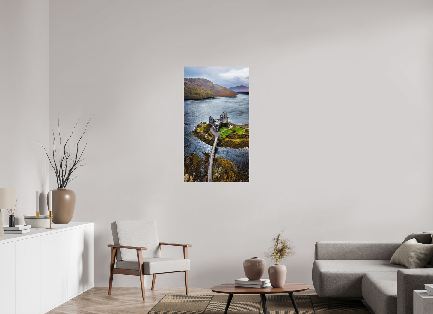 63 x 112 cm, Hahnemühle Photo Rag Bright White Eilean Donan Castle – Highlands Majesty