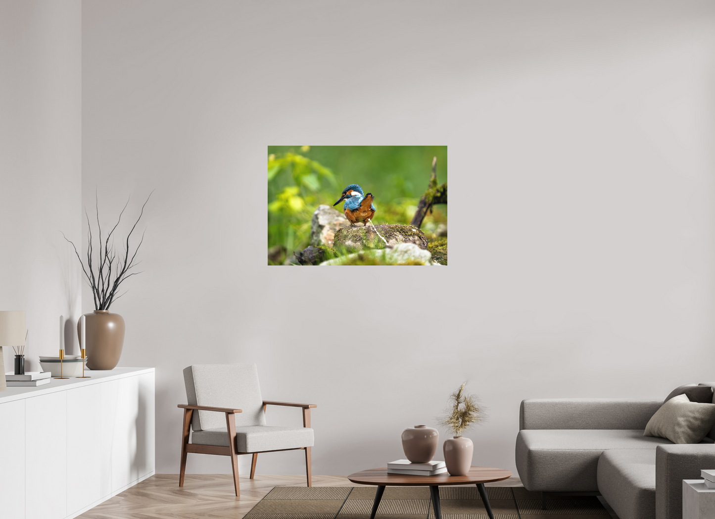 105 x 70 cm, Hahnemühle Photo Rag Bright White Sh*t, a Kingfisher
