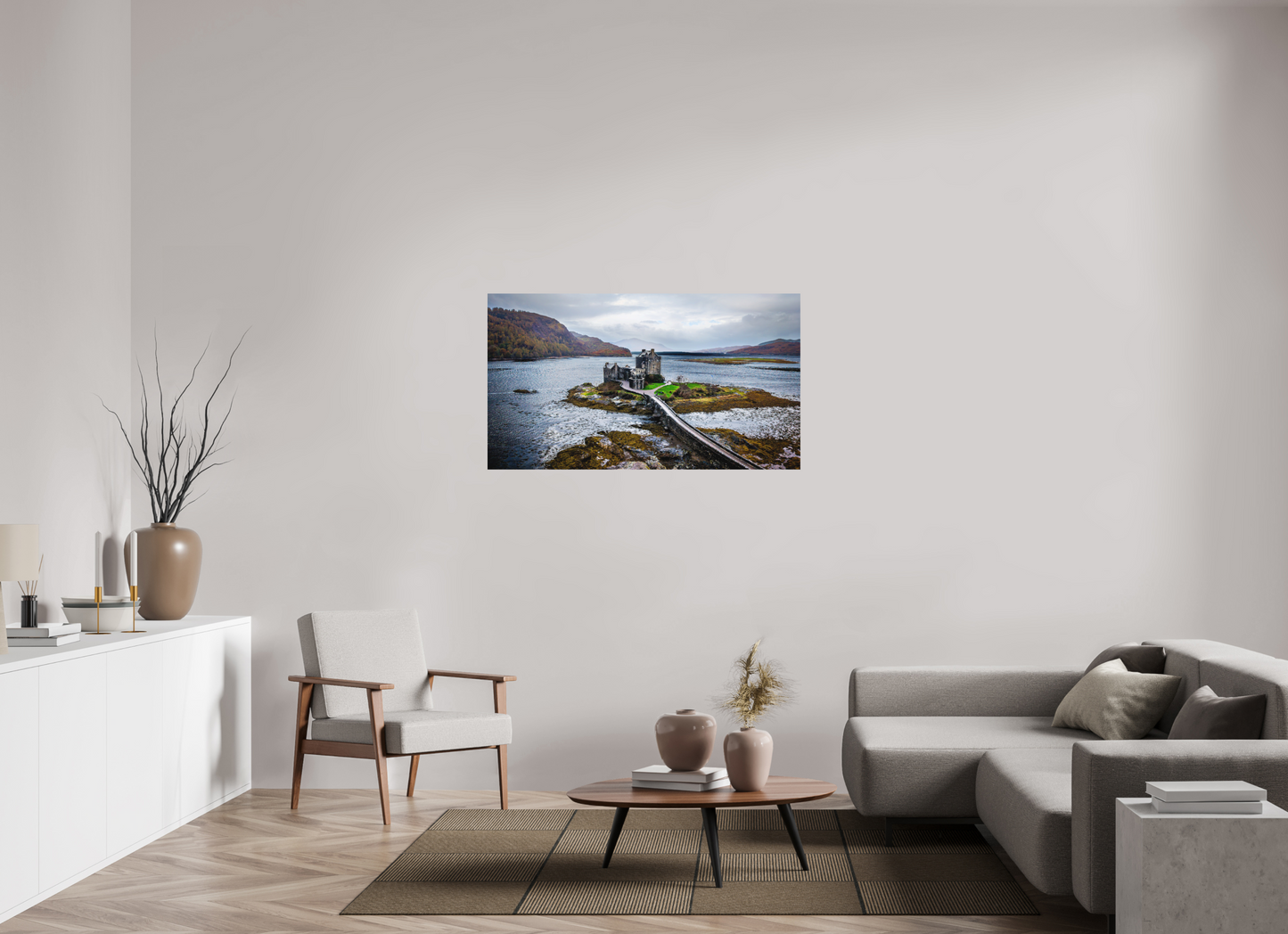 128 x 72 cm, Hahnemühle Photo Rag Bright White Eilean Donan Castle