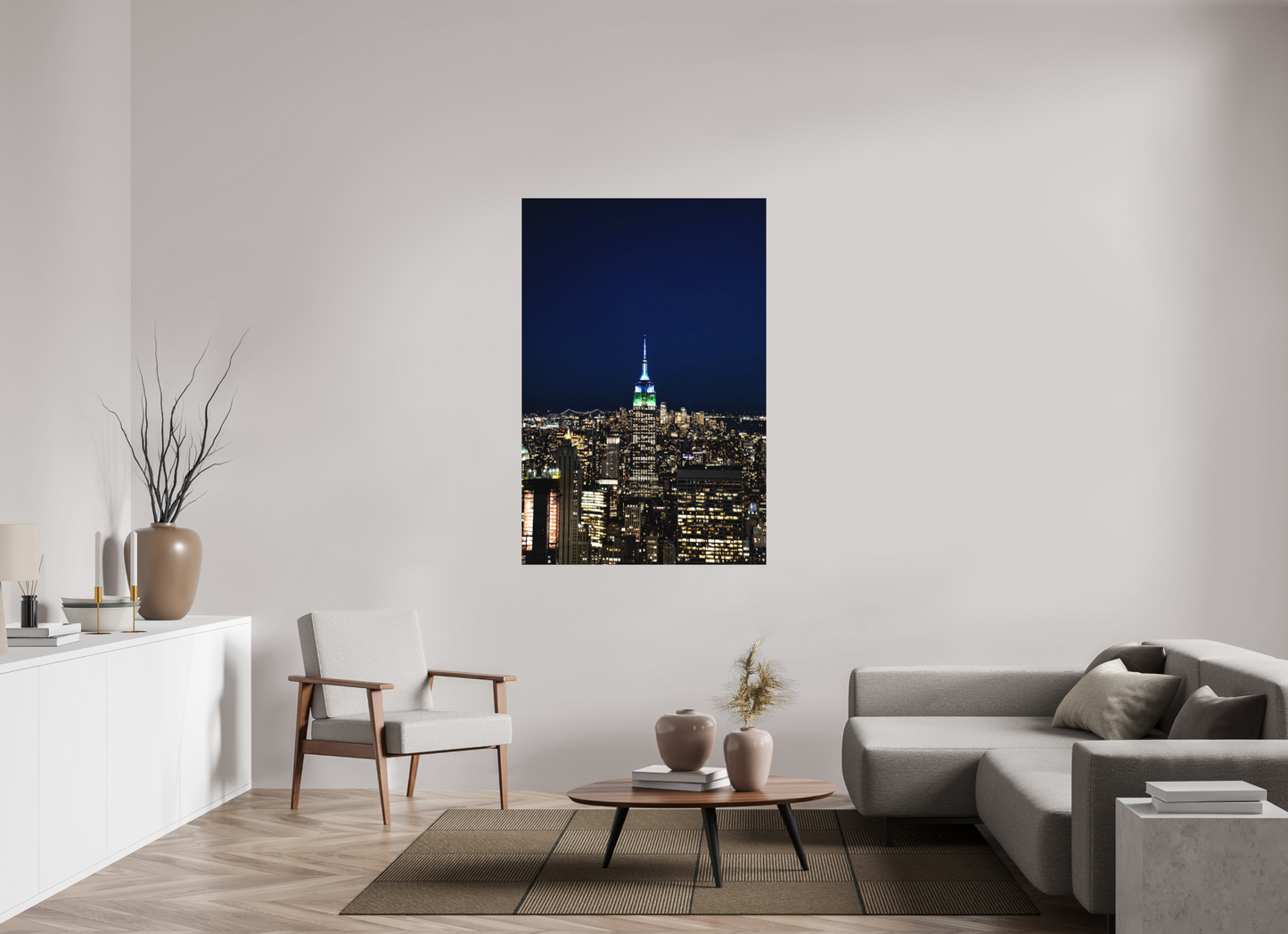 100 x 150 cm, Hahnemühle Photo Rag Bright White Empire State Nights