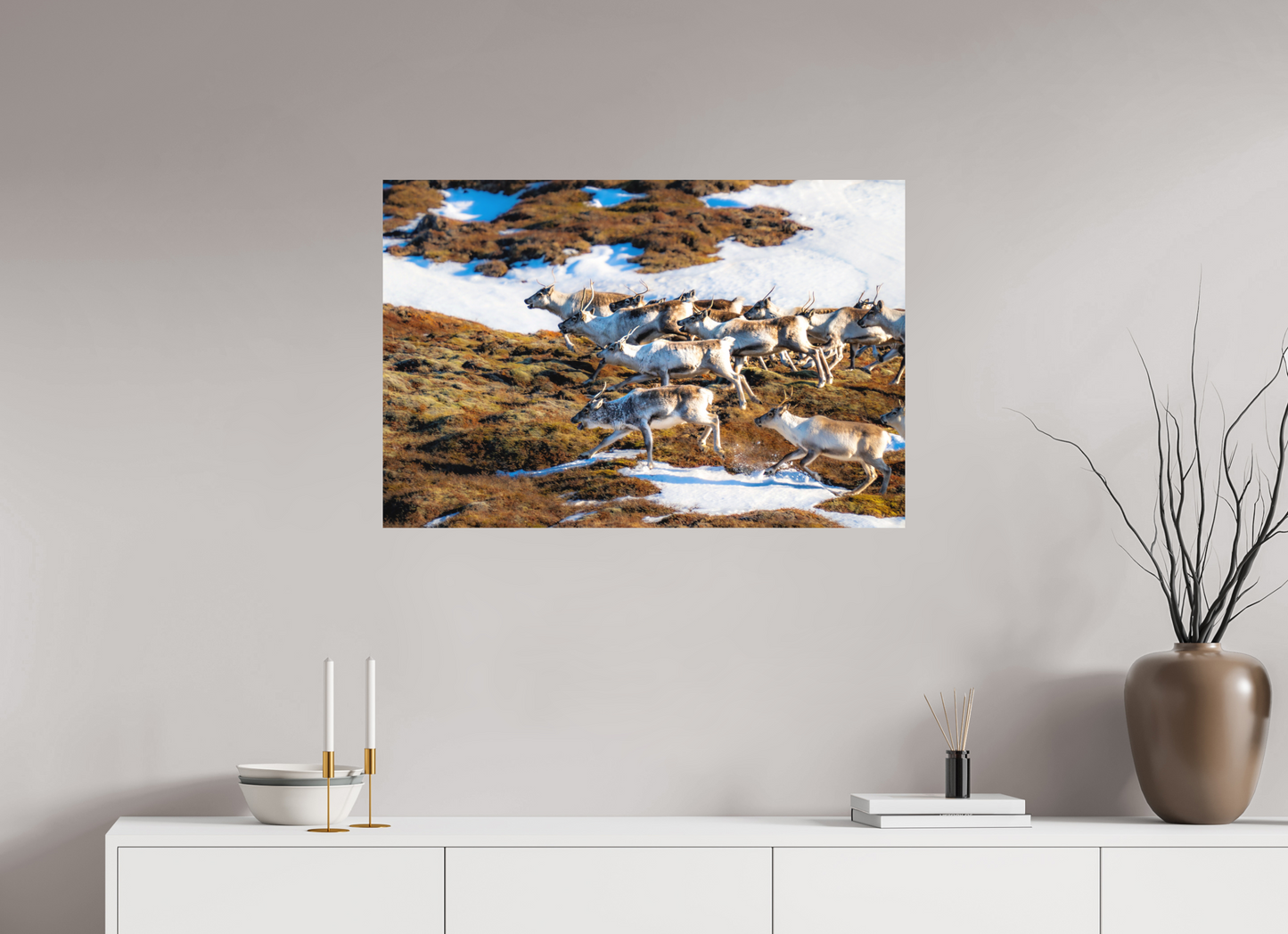 90 x 60 cm, Hahnemühle Photo Rag Bright White Bewegung – Island