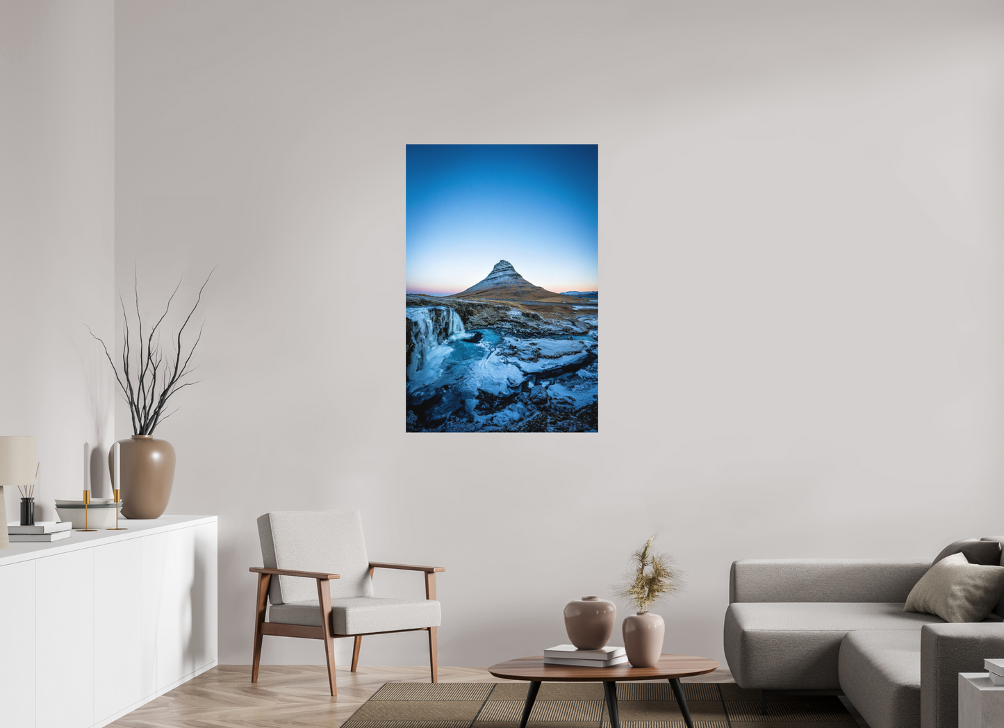 80 x 120 cm, Hahnemühle Photo Rag Bright White Kirkjufell Moments