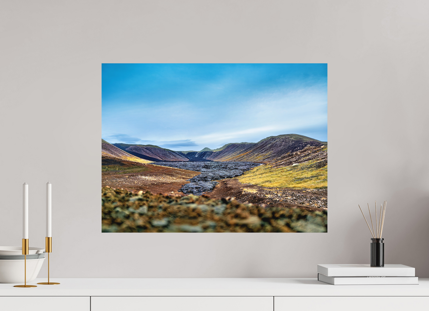 60 x 45 cm, Hahnemühle Photo Rag Bright White Tal aus Feuer und Stille