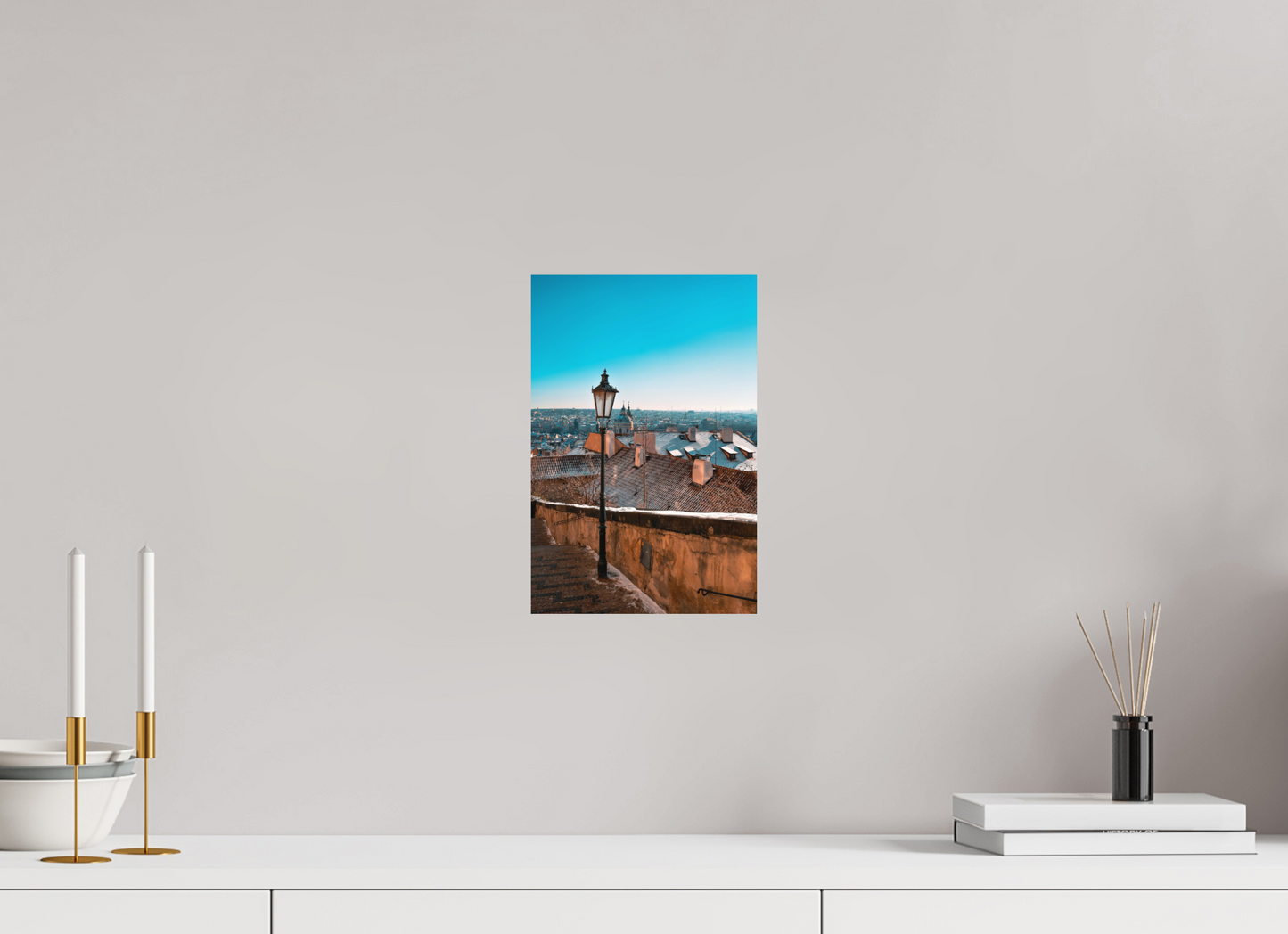 20 x 30 cm, Hahnemühle Photo Rag Bright White Prag: Winterblick