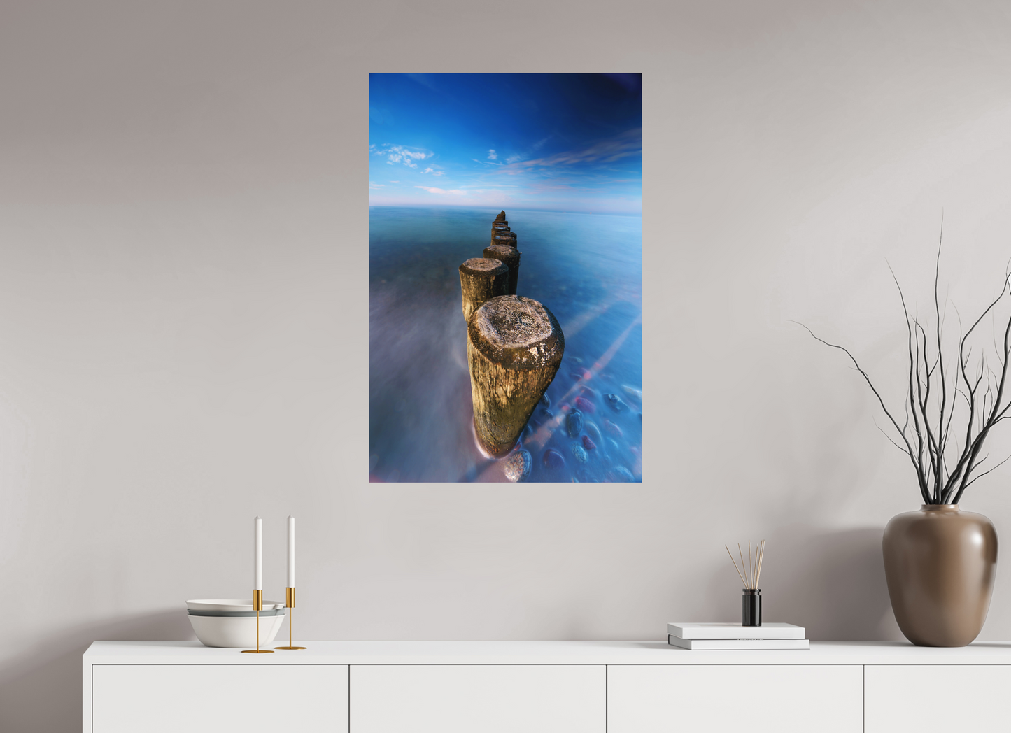 60 x 90 cm, Hahnemühle Photo Rag Bright White Ruhige See – Nienhagen