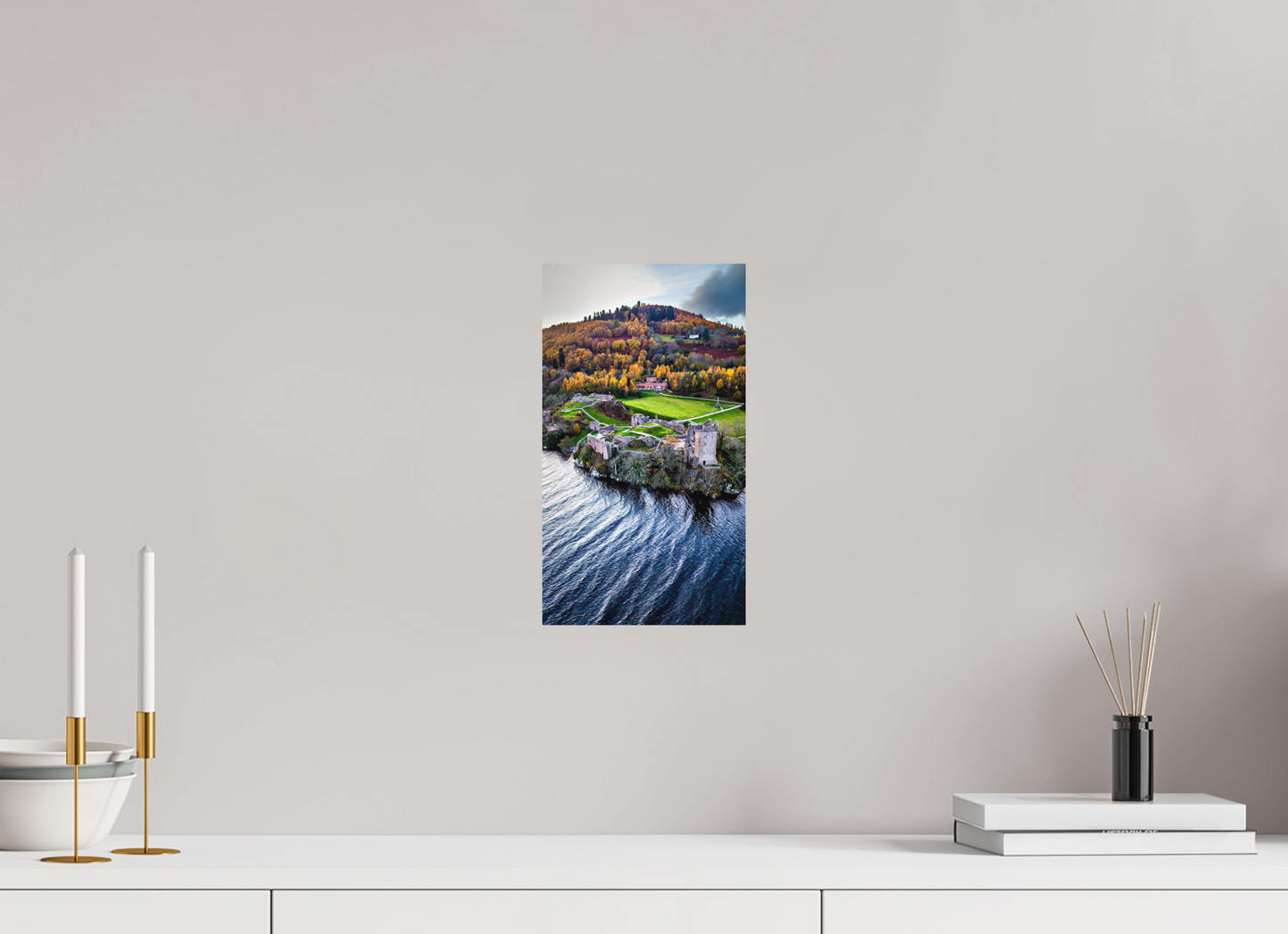 18 x 32 cm, Hahnemühle Photo Rag Bright White Urquhart Castle