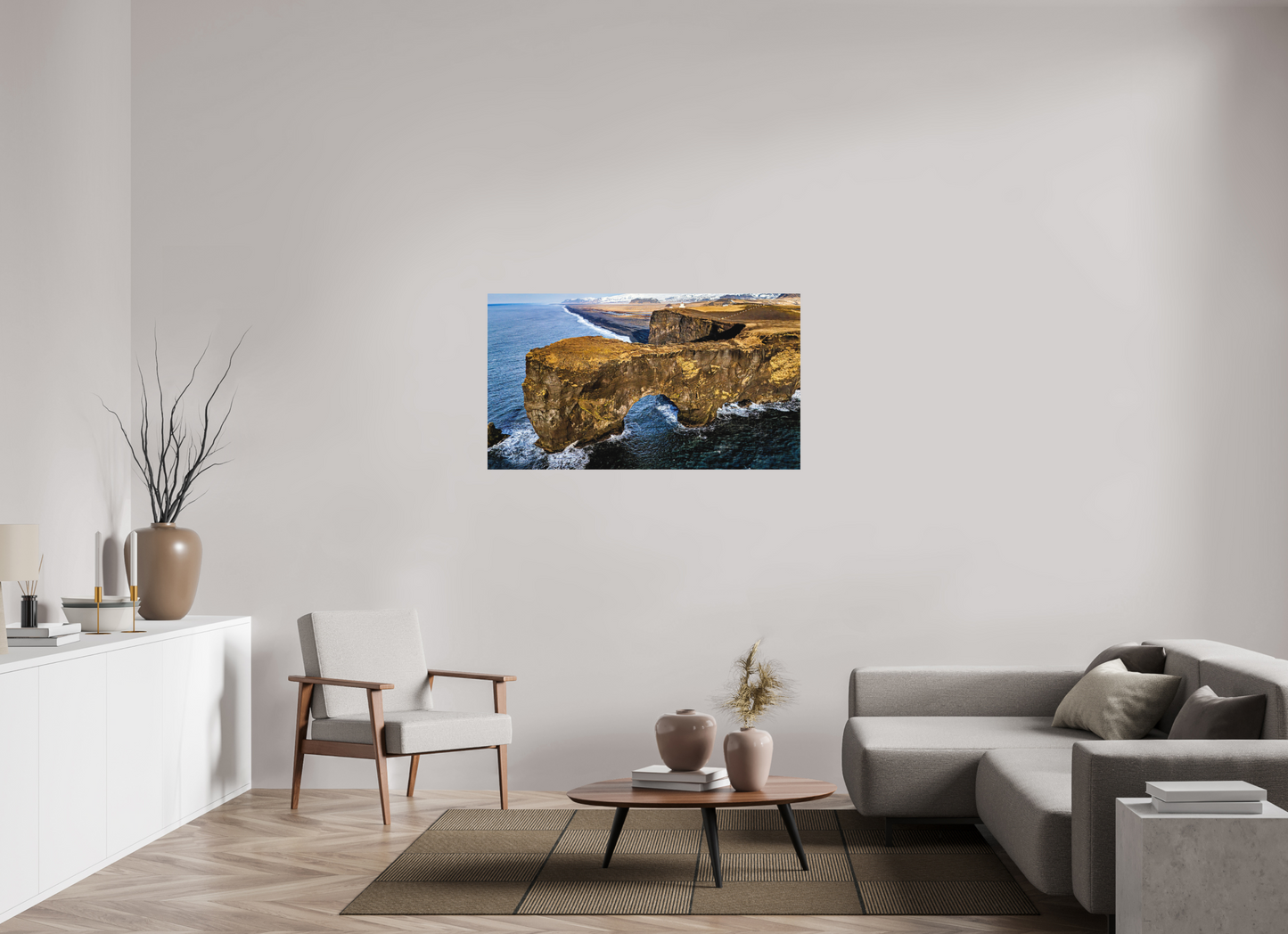 128 x 72 cm, Hahnemühle Photo Rag Bright White Dyrhólaey – Das Tor zum Atlantik