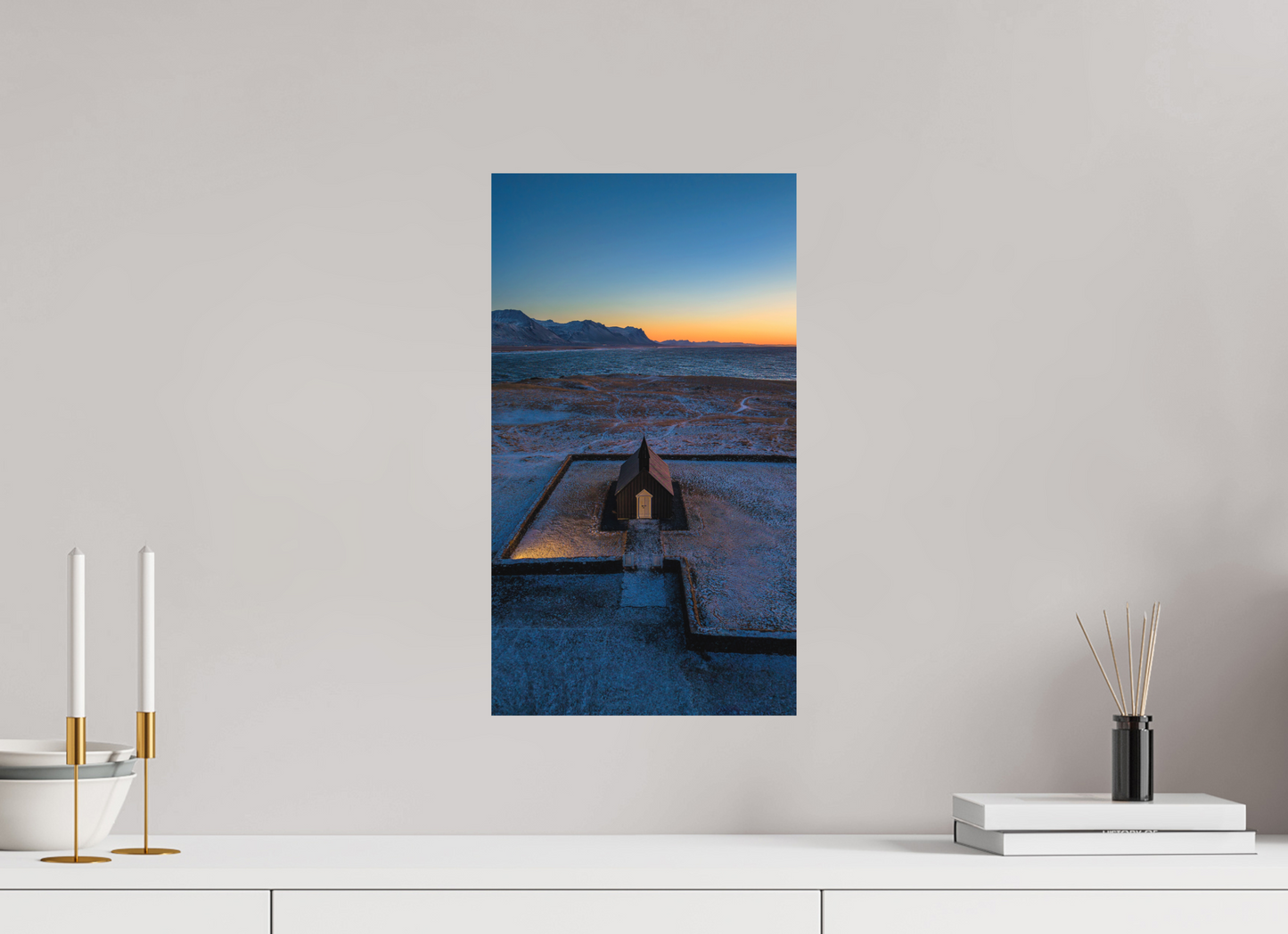 27 x 48 cm, Hahnemühle Photo Rag Bright White Church