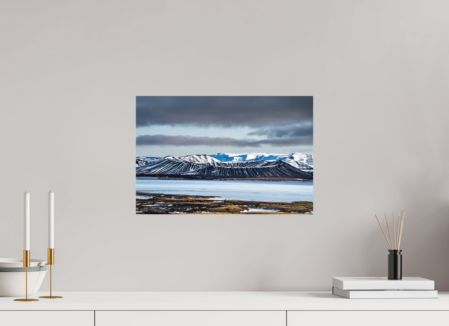 45 x 30 cm, Hahnemühle Photo Rag Bright White Mývatn – Island