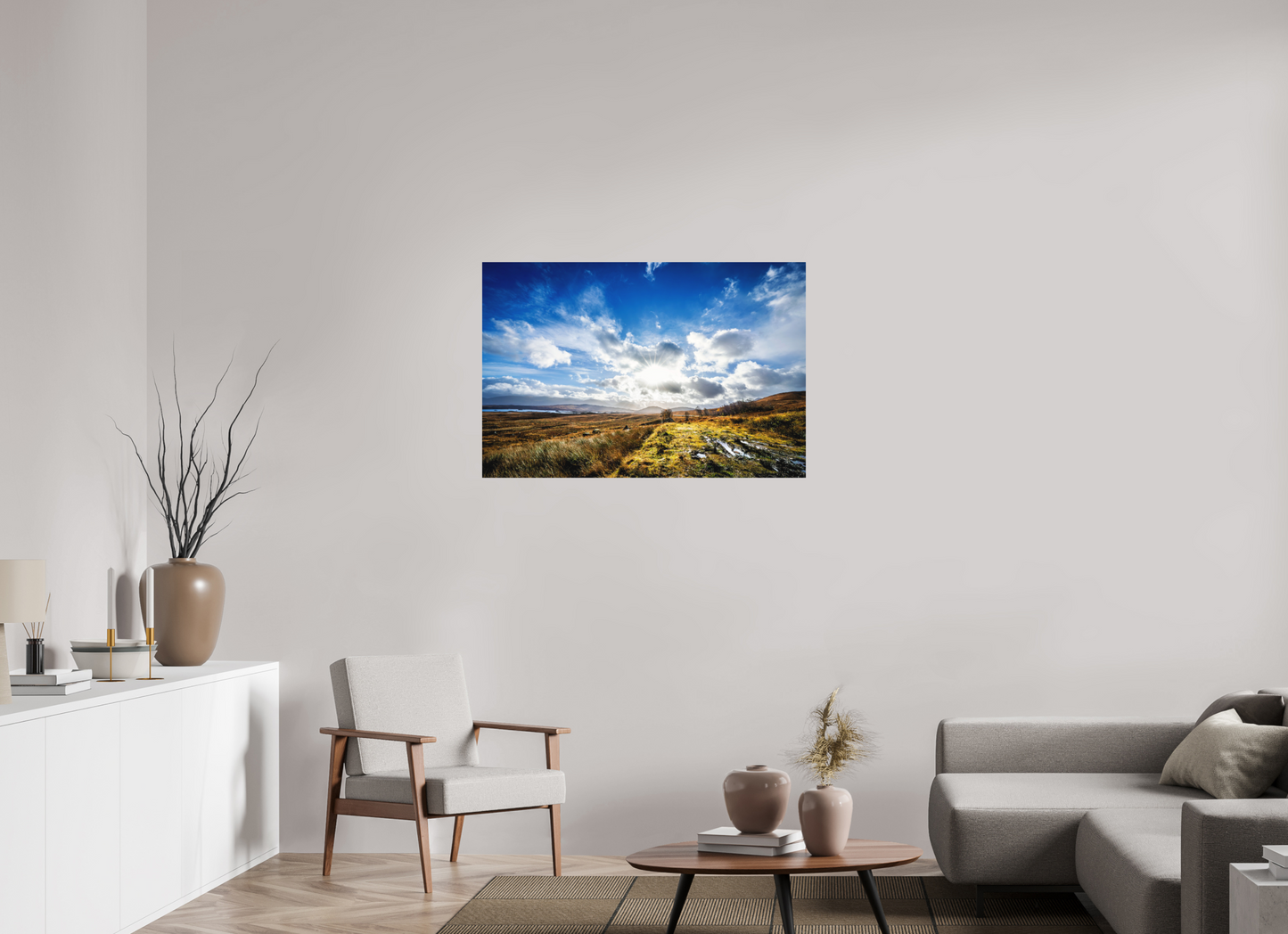 105 x 70 cm, Hahnemühle Photo Rag Bright White Highland Lightburst