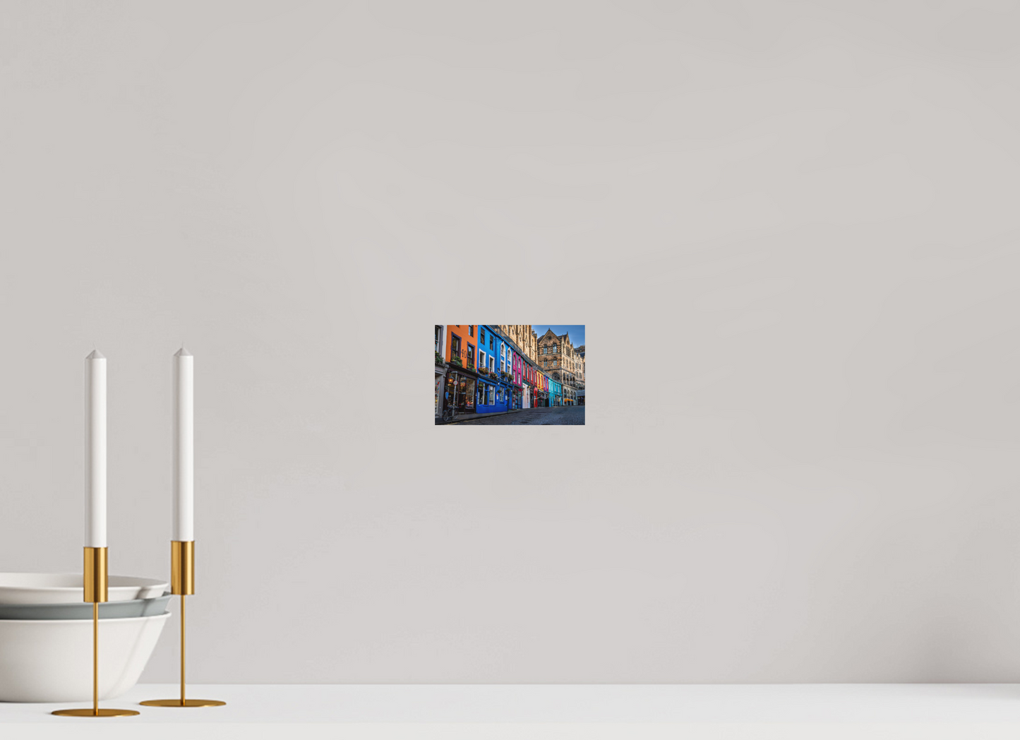 15 x 10 cm, Hahnemühle Photo Rag Bright White Victoria Street – Edinburghs Farbenpracht
