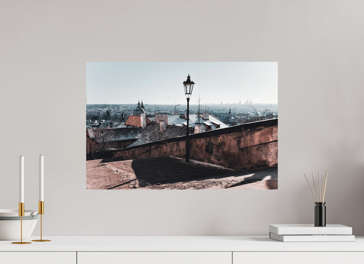 60 x 40 cm, Hahnemühle Photo Rag Bright White Prag im Winter