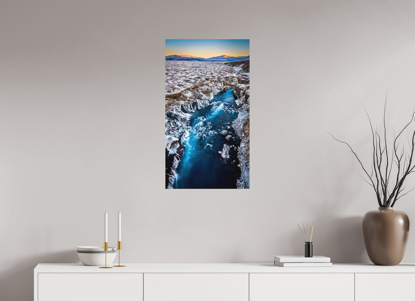 45 x 80 cm, Hahnemühle Photo Rag Bright White Blaue Ader
