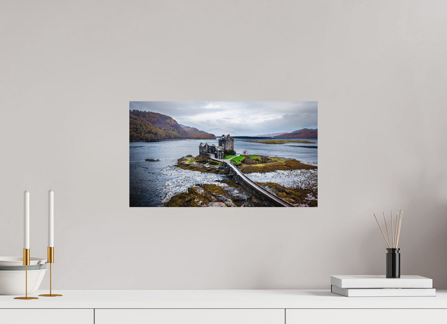 48 x 27 cm, Hahnemühle Photo Rag Bright White Eilean Donan Castle