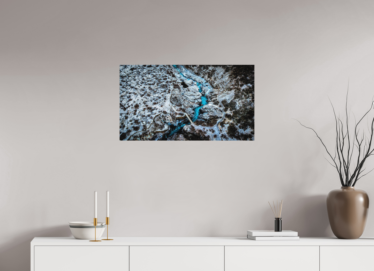 80 x 45 cm, Hahnemühle Photo Rag Bright White Türkisbruch