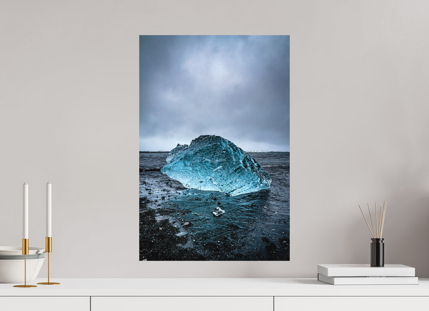 40 x 60 cm, Hahnemühle Photo Rag Bright White Frozen Blue Giant – Iceland