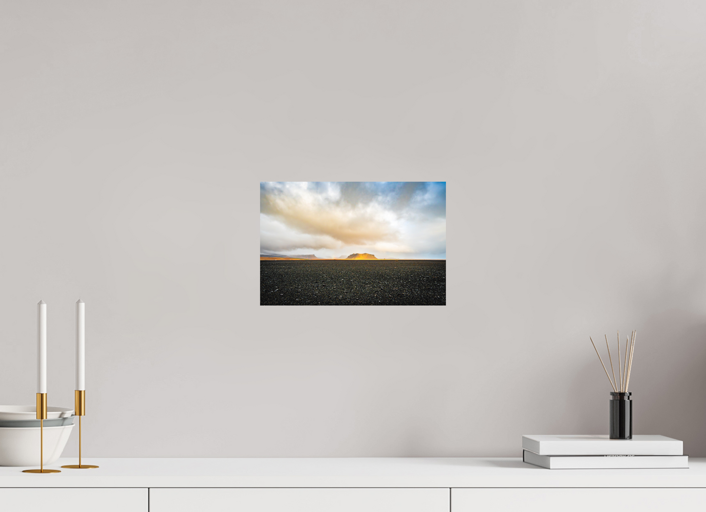 30 x 20 cm, Hahnemühle Photo Rag Bright White Golden Desert Iceland
