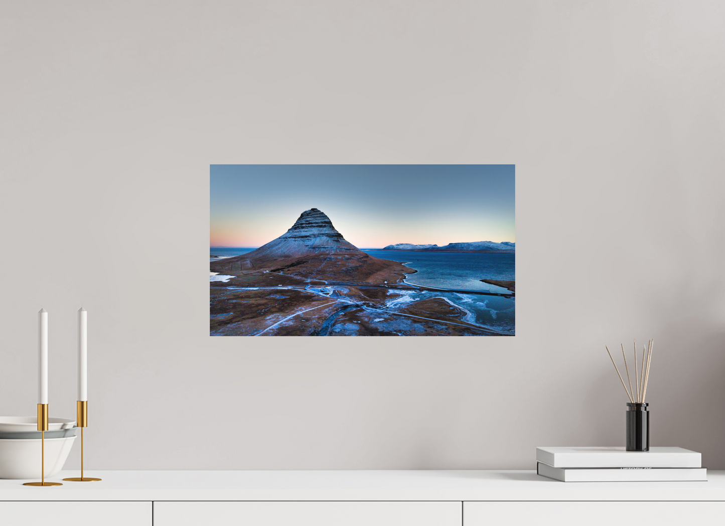48 x 27 cm, Hahnemühle Photo Rag Bright White Kirkjufell Flight