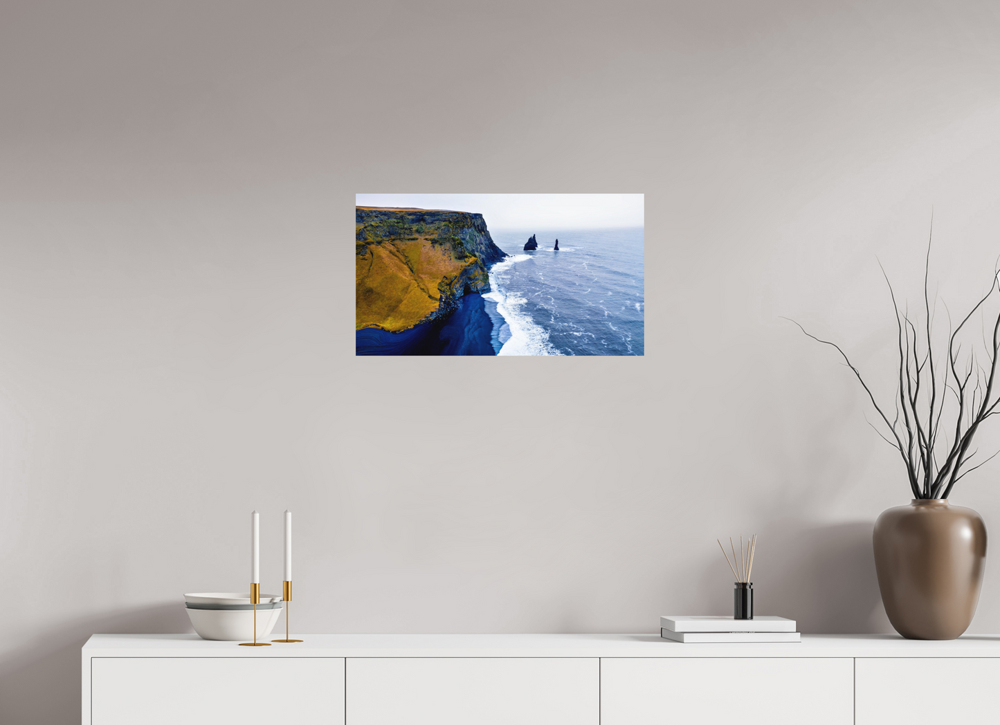 64 x 36 cm, Hahnemühle Photo Rag Bright White Reynisfjara Herbst