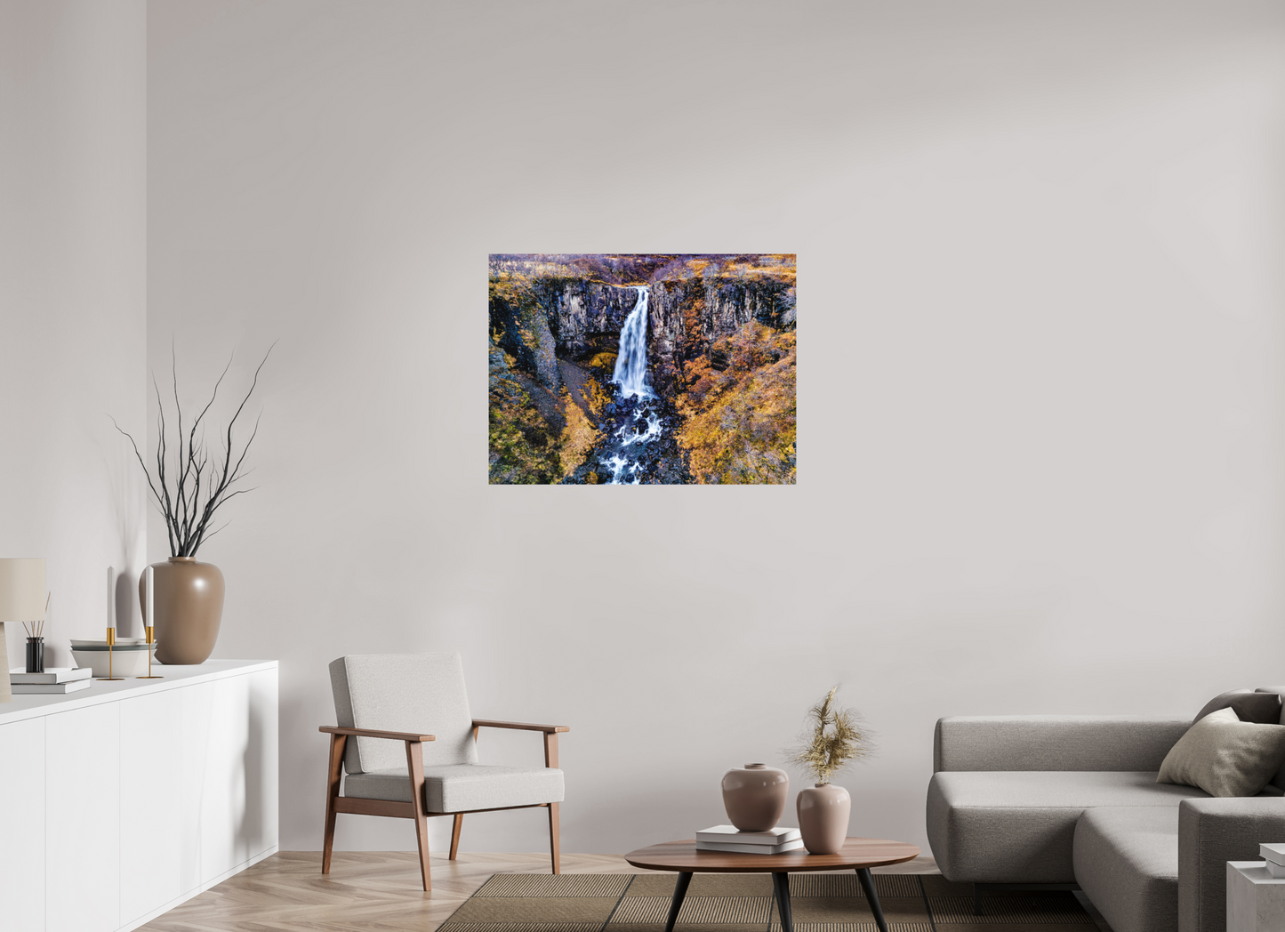 100 x 75 cm, Hahnemühle Photo Rag Bright White Hundafoss – Kraft in der Stille