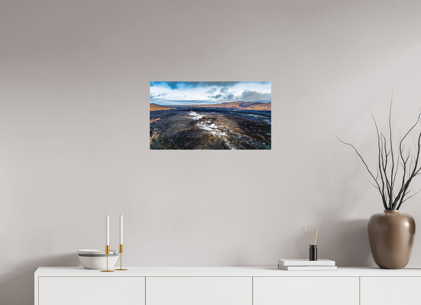 64 x 36 cm, Hahnemühle Photo Rag Bright White Atem der Erde – Vulkanfelder