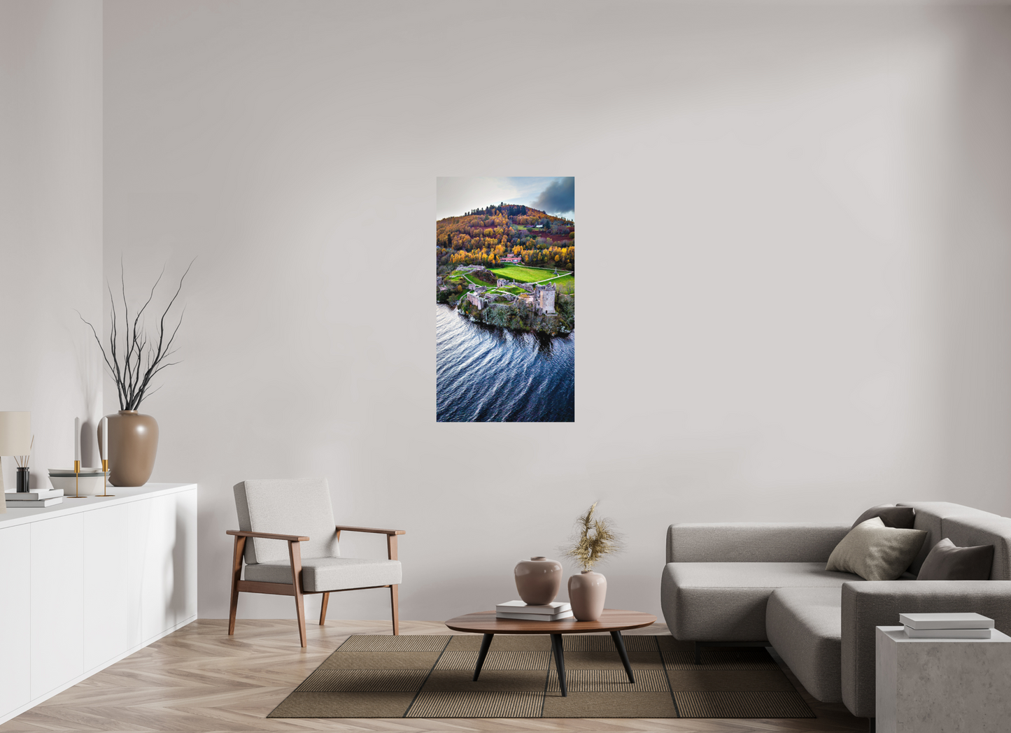72 x 128 cm, Hahnemühle Photo Rag Bright White Urquhart Castle