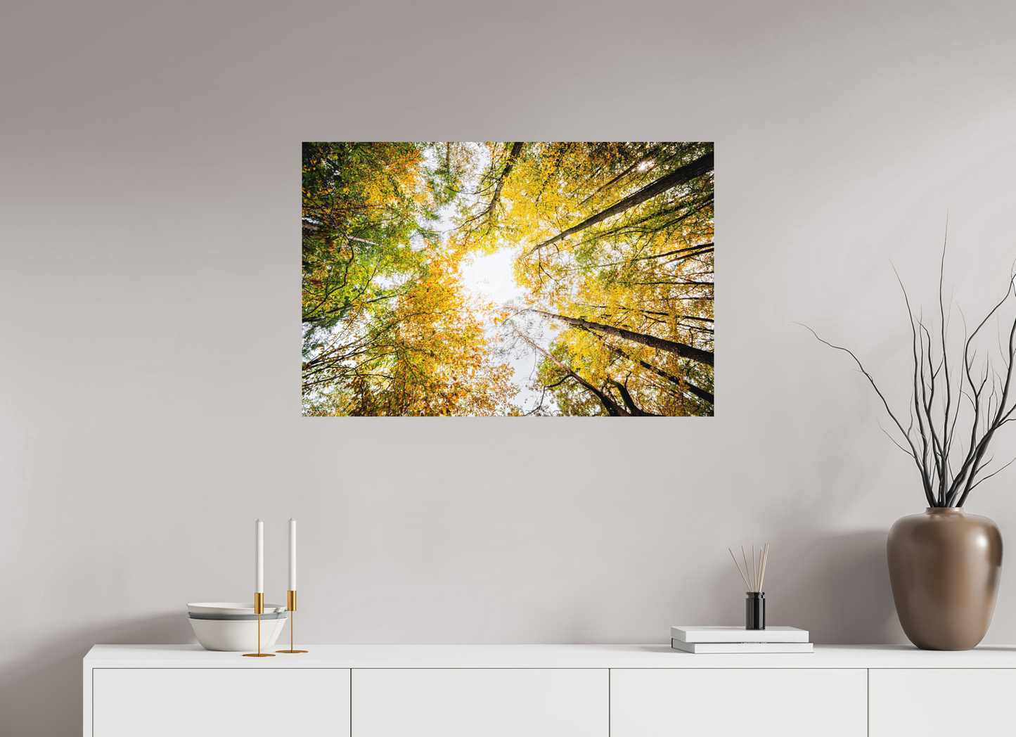 90 x 60 cm, Hahnemühle Photo Rag Bright White Herbstlicht über Nürnberg