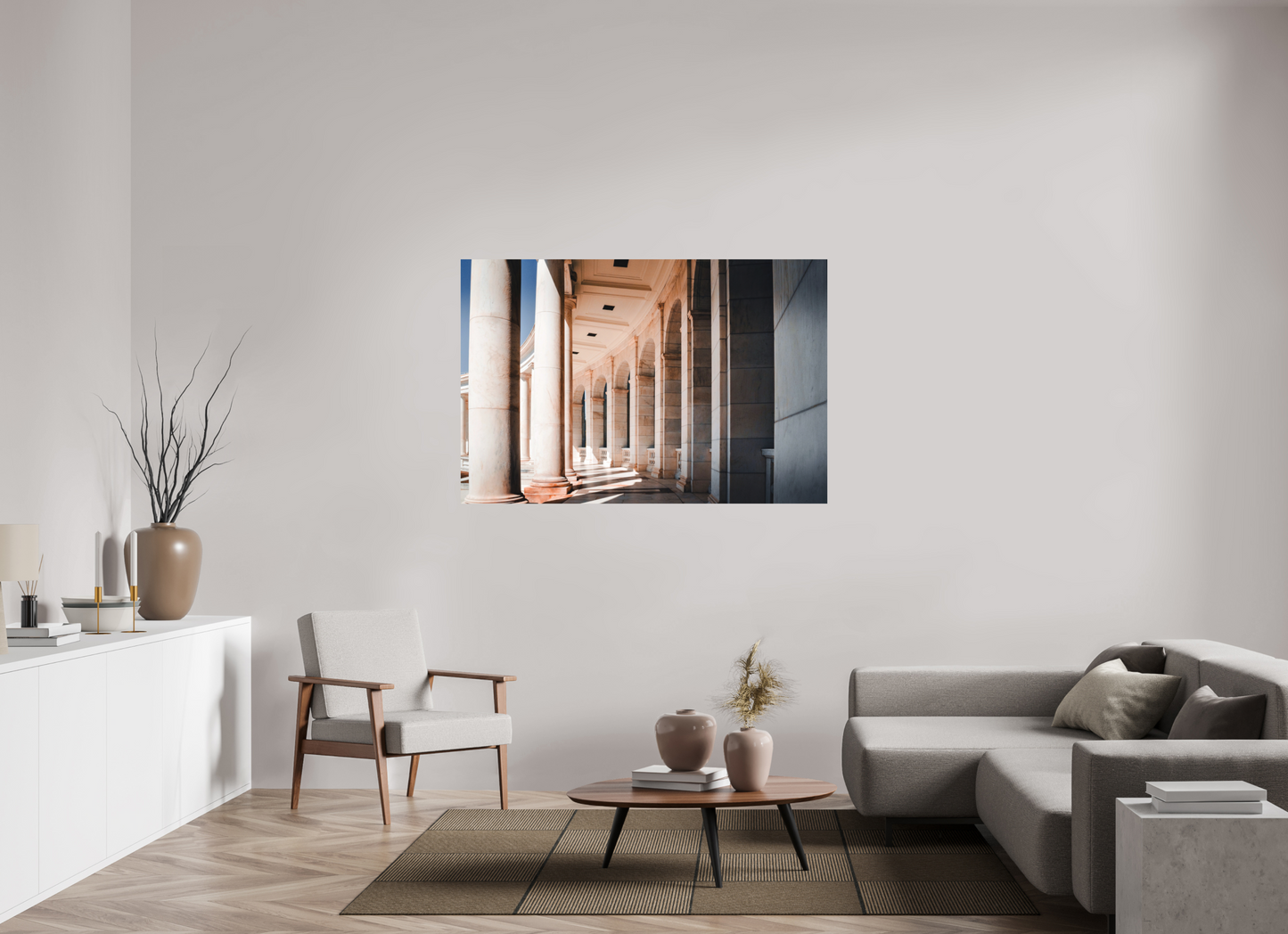 150 x 100 cm, Hahnemühle Photo Rag Bright White Arlington Memorial Architecture