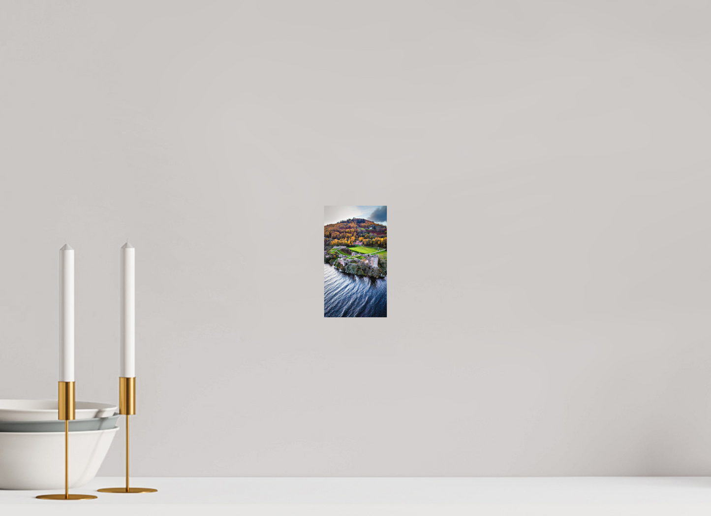 9 x 16 cm, Hahnemühle Photo Rag Bright White Urquhart Castle