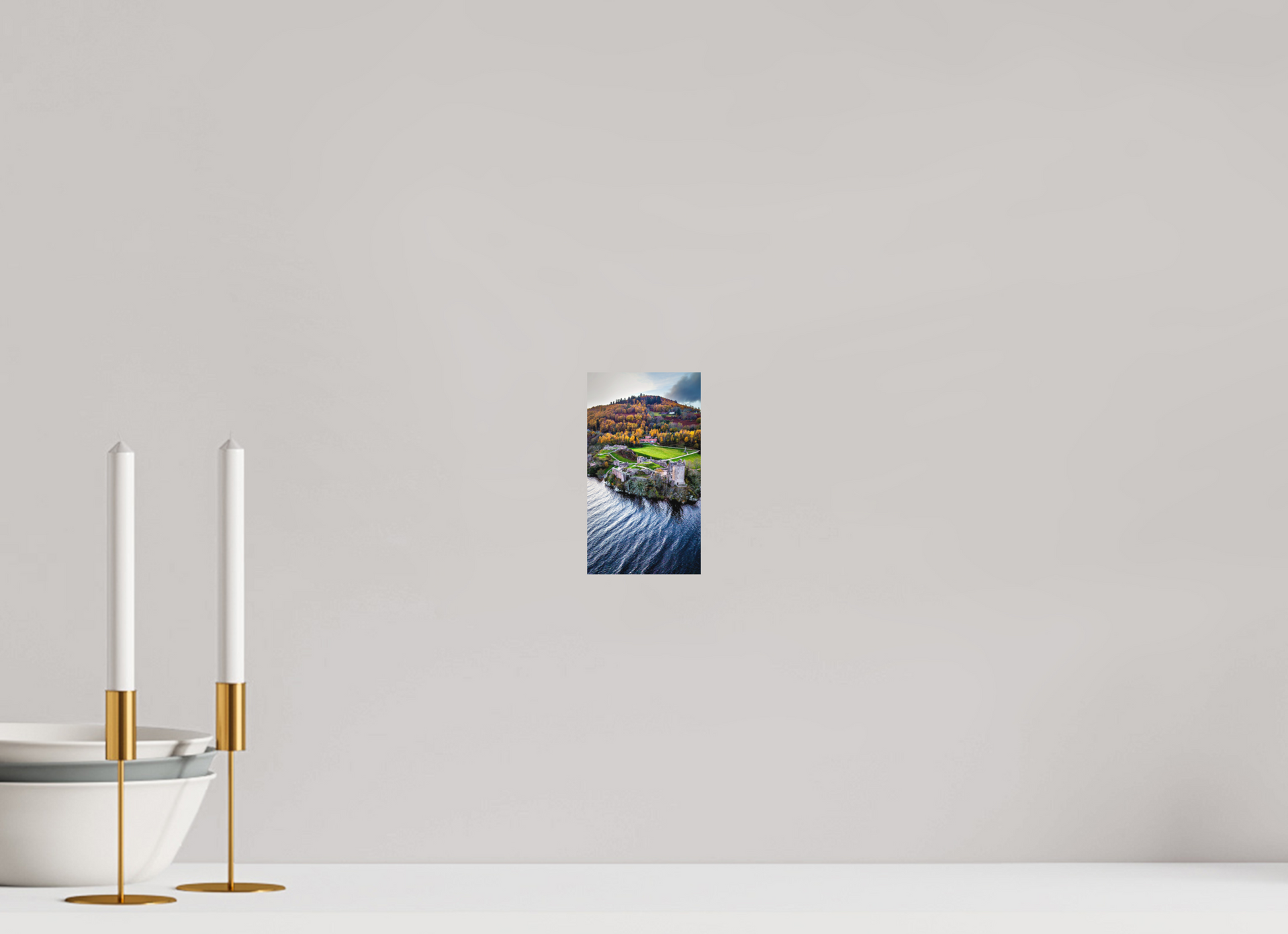 9 x 16 cm, Hahnemühle Photo Rag Bright White Urquhart Castle