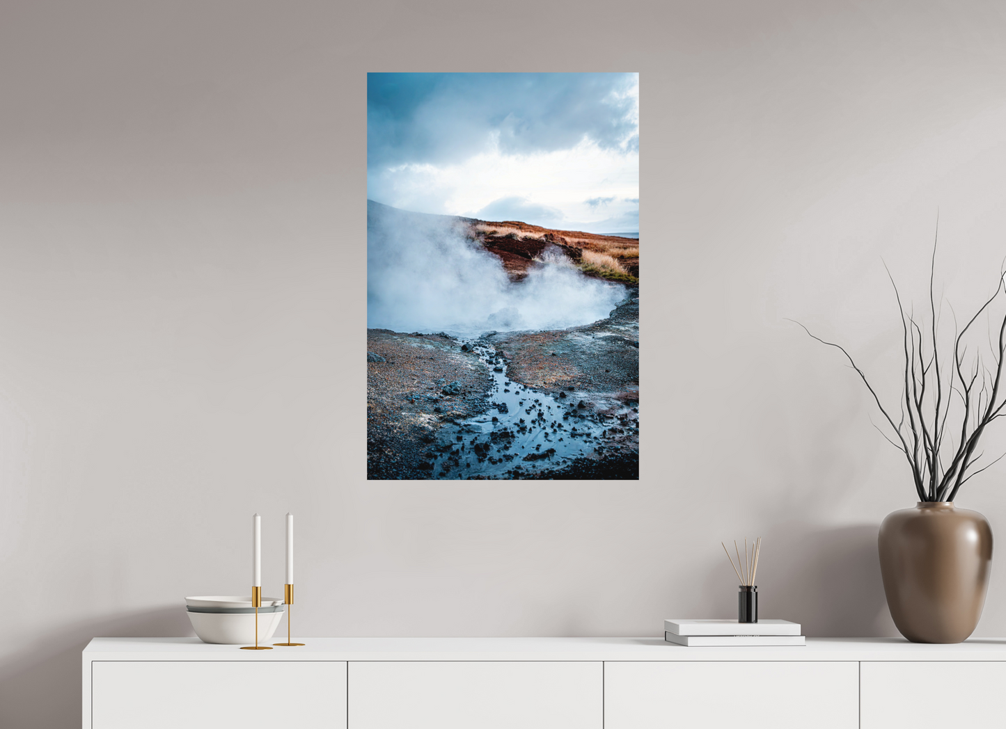 60 x 90 cm, Hahnemühle Photo Rag Bright White Heiße Quellen