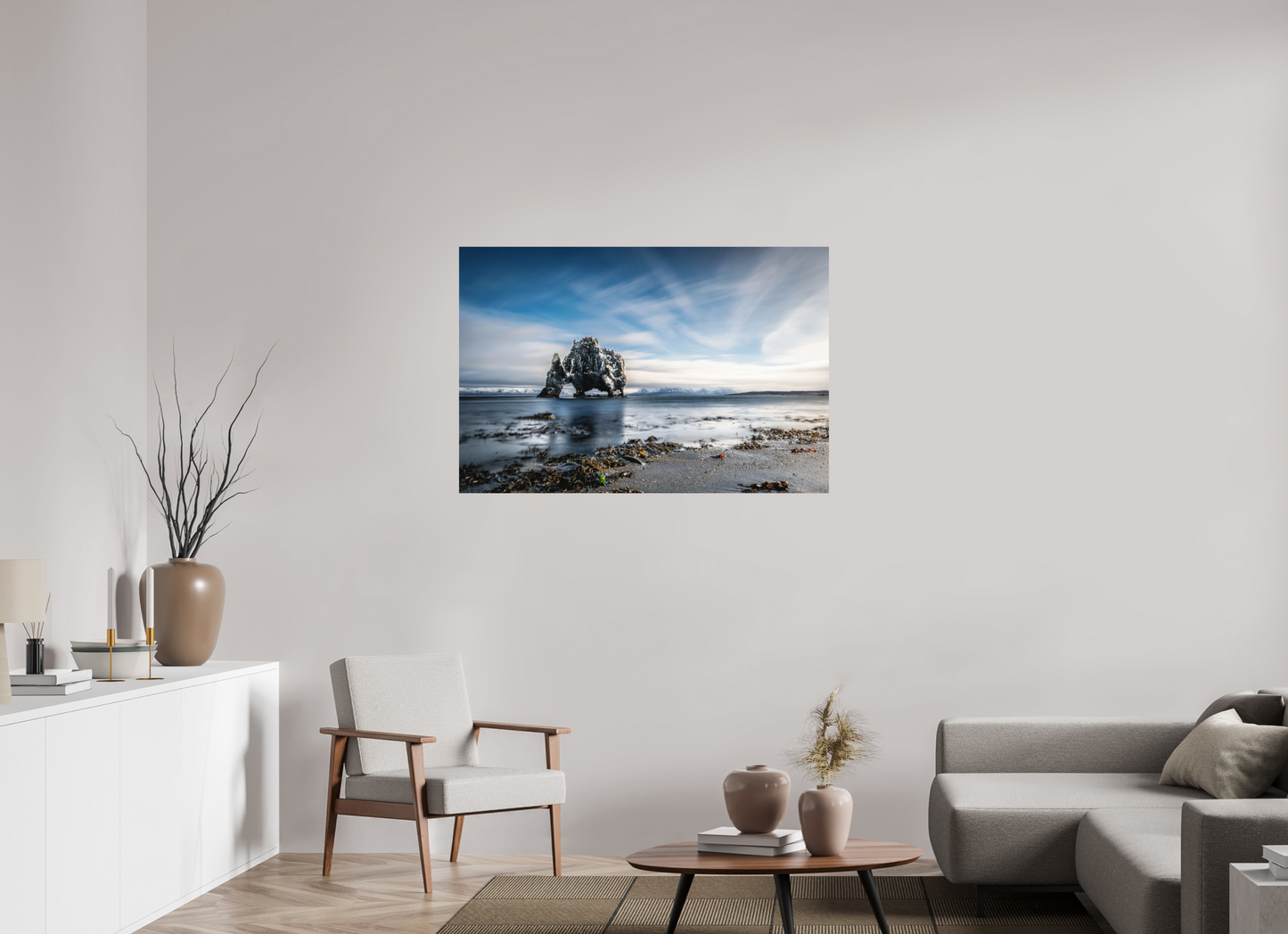 120 x 80 cm, Hahnemühle Photo Rag Bright White Hvítserkur – Der Steinriese am Meer