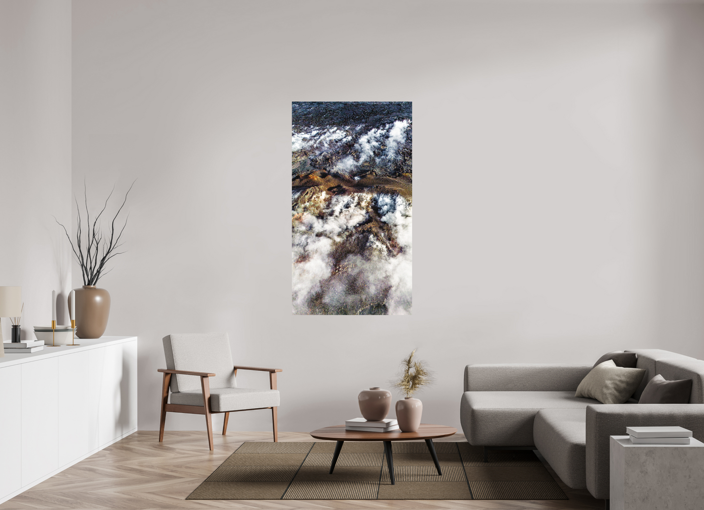 90 x 160 cm, Hahnemühle Photo Rag Bright White Geothermischer Atem der Erde