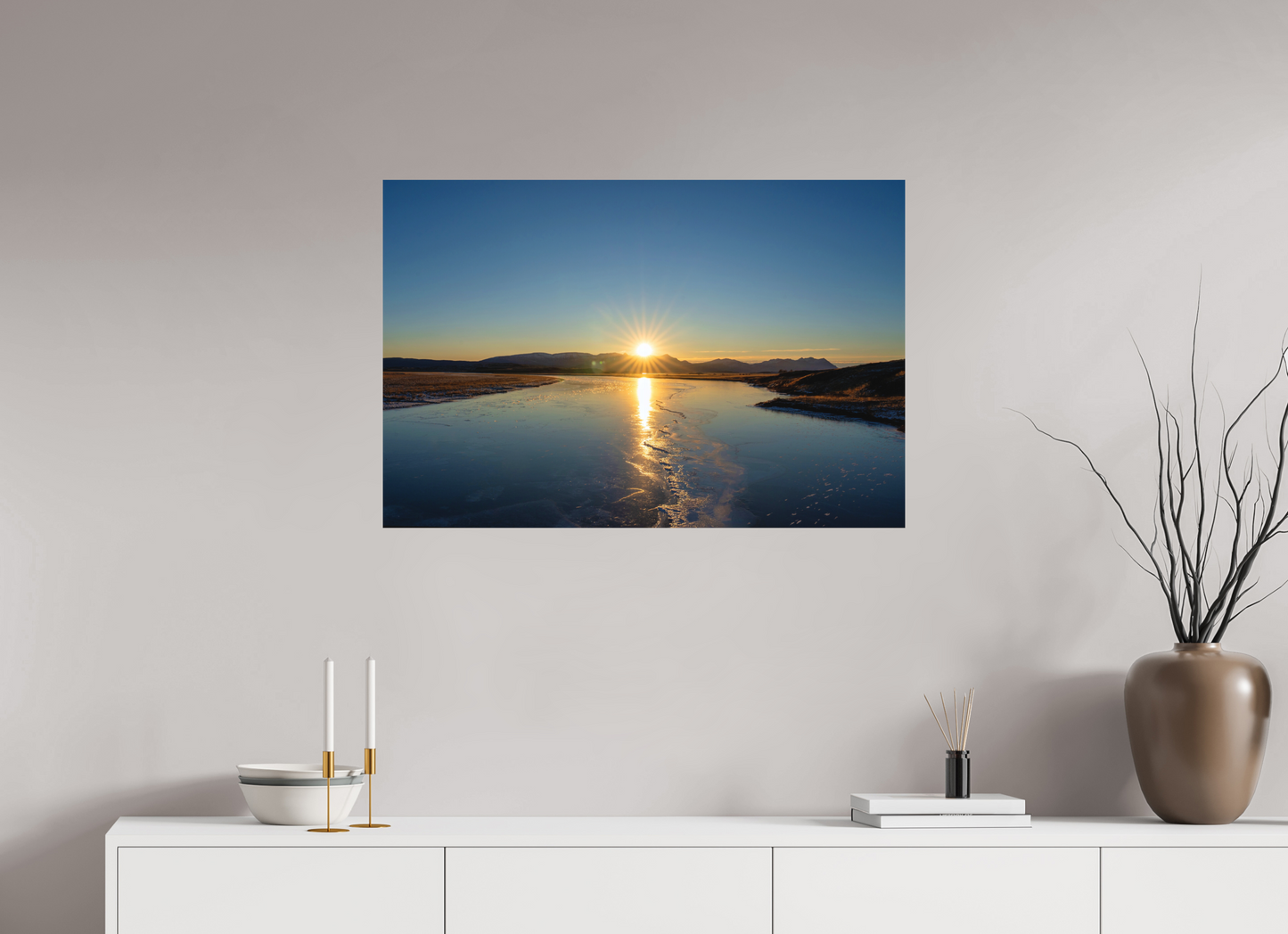 90 x 60 cm, Hahnemühle Photo Rag Bright White Wintersonne