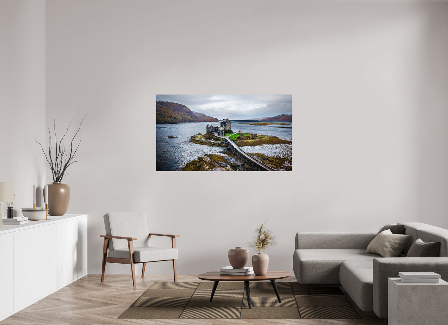 160 x 90 cm, Hahnemühle Photo Rag Bright White Eilean Donan Castle