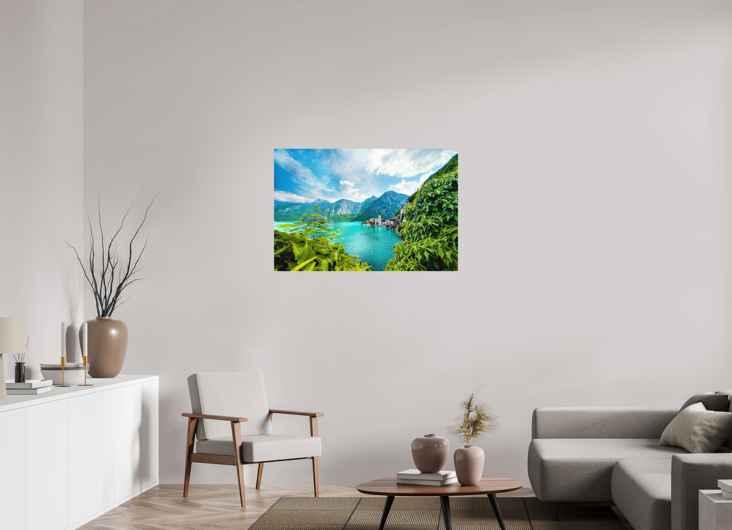 105 x 70 cm, Hahnemühle Photo Rag Bright White Hallstatt