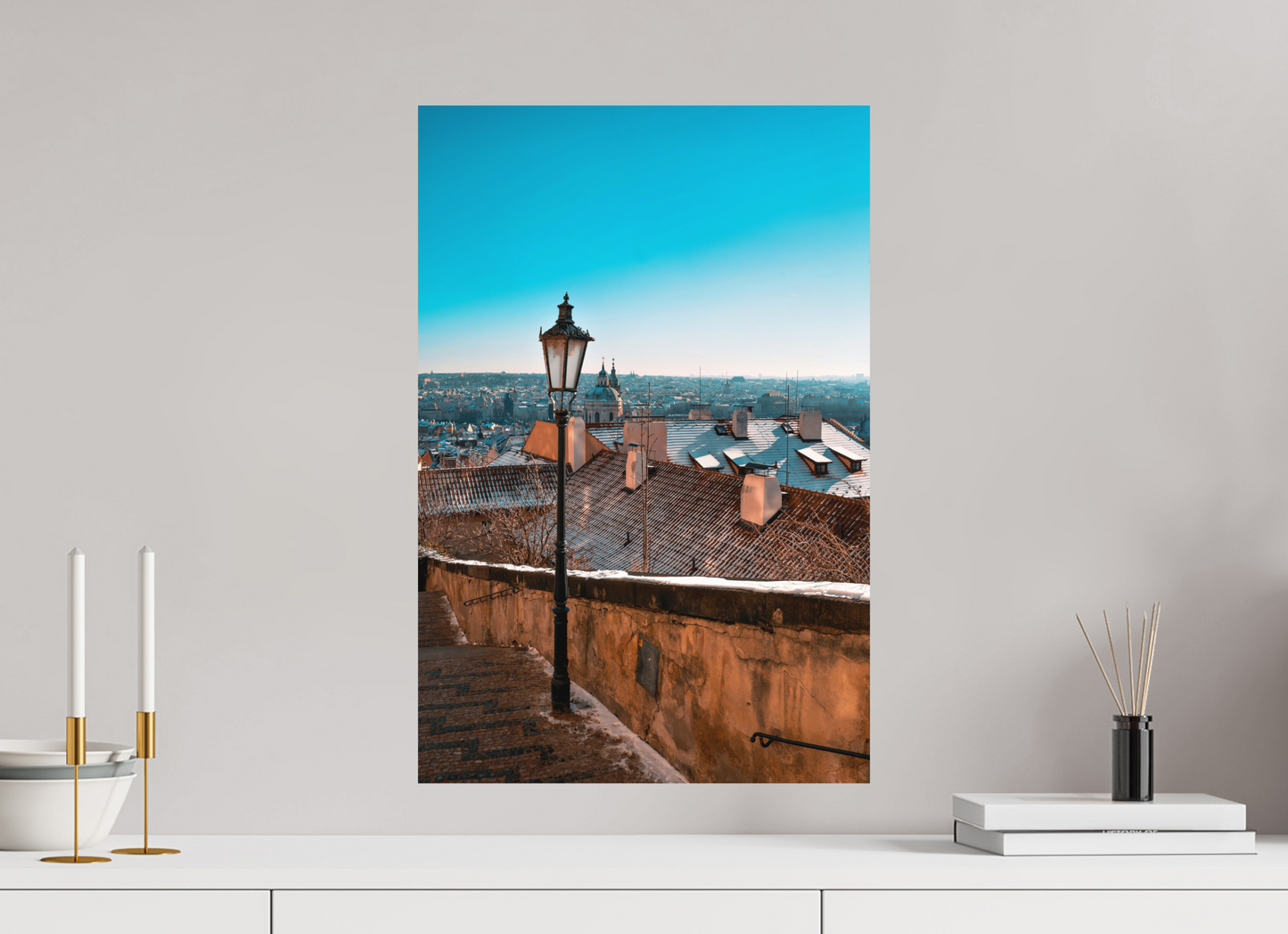 40 x 60 cm, Hahnemühle Photo Rag Bright White Prag: Winterblick