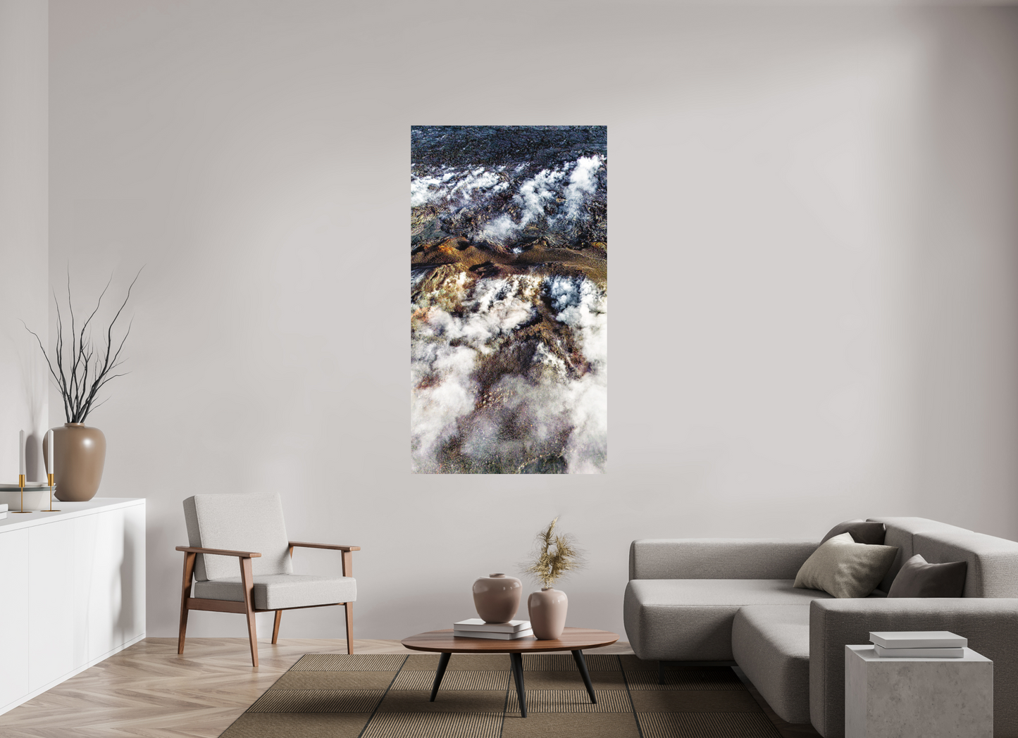 99 x 176 cm, Hahnemühle Photo Rag Bright White Geothermischer Atem der Erde