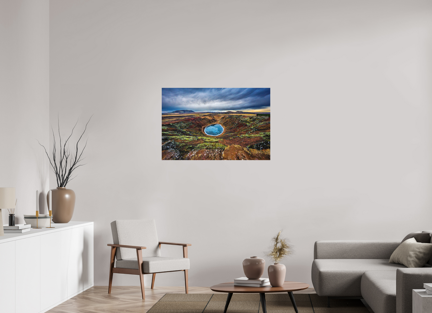 105 x 70 cm, Hahnemühle Photo Rag Bright White Kerið