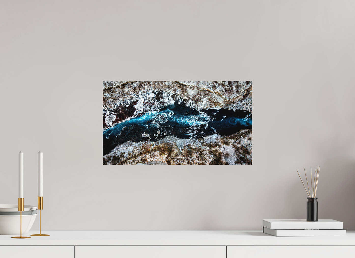 48 x 27 cm, Hahnemühle Photo Rag Bright White Eisader