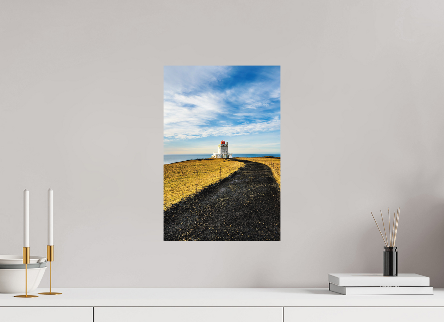 30 x 45 cm, Hahnemühle Photo Rag Bright White Dyrhólaey – Weg ins Licht