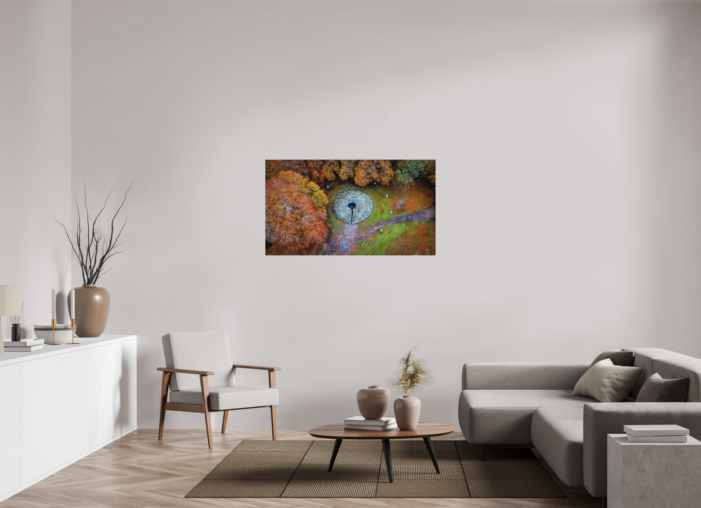 128 x 72 cm, Hahnemühle Photo Rag Bright White Steinkreis