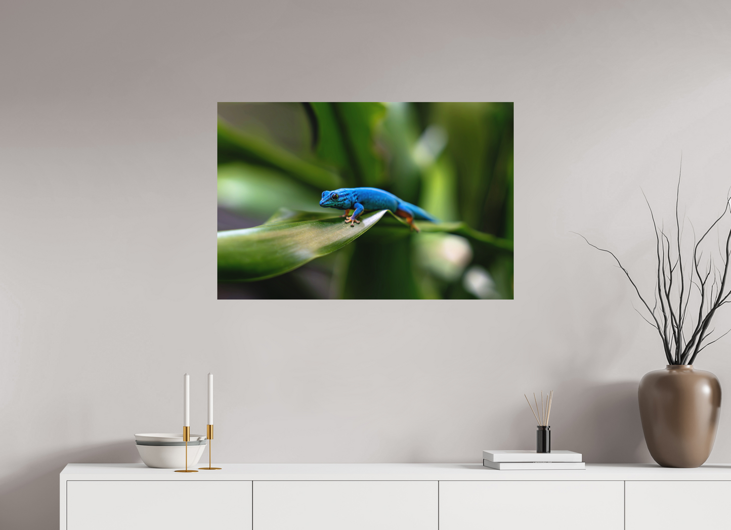 90 x 60 cm, Hahnemühle Photo Rag Bright White Blaues Juwel im Verborgenen