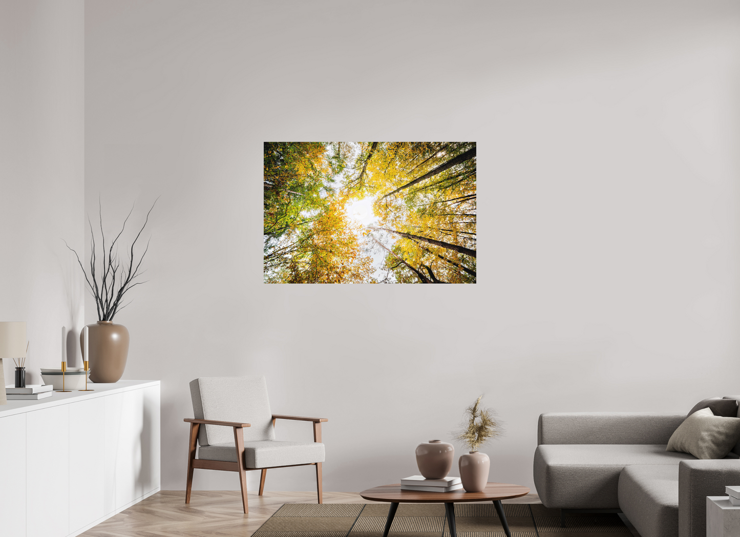 120 x 80 cm, Hahnemühle Photo Rag Bright White Herbstlicht über Nürnberg
