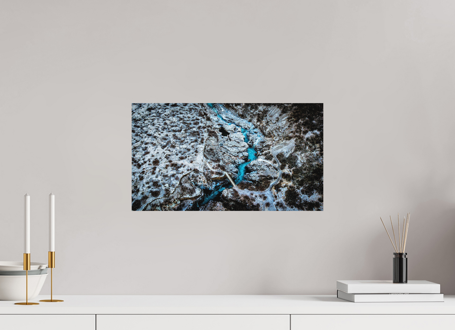 48 x 27 cm, Hahnemühle Photo Rag Bright White Türkisbruch