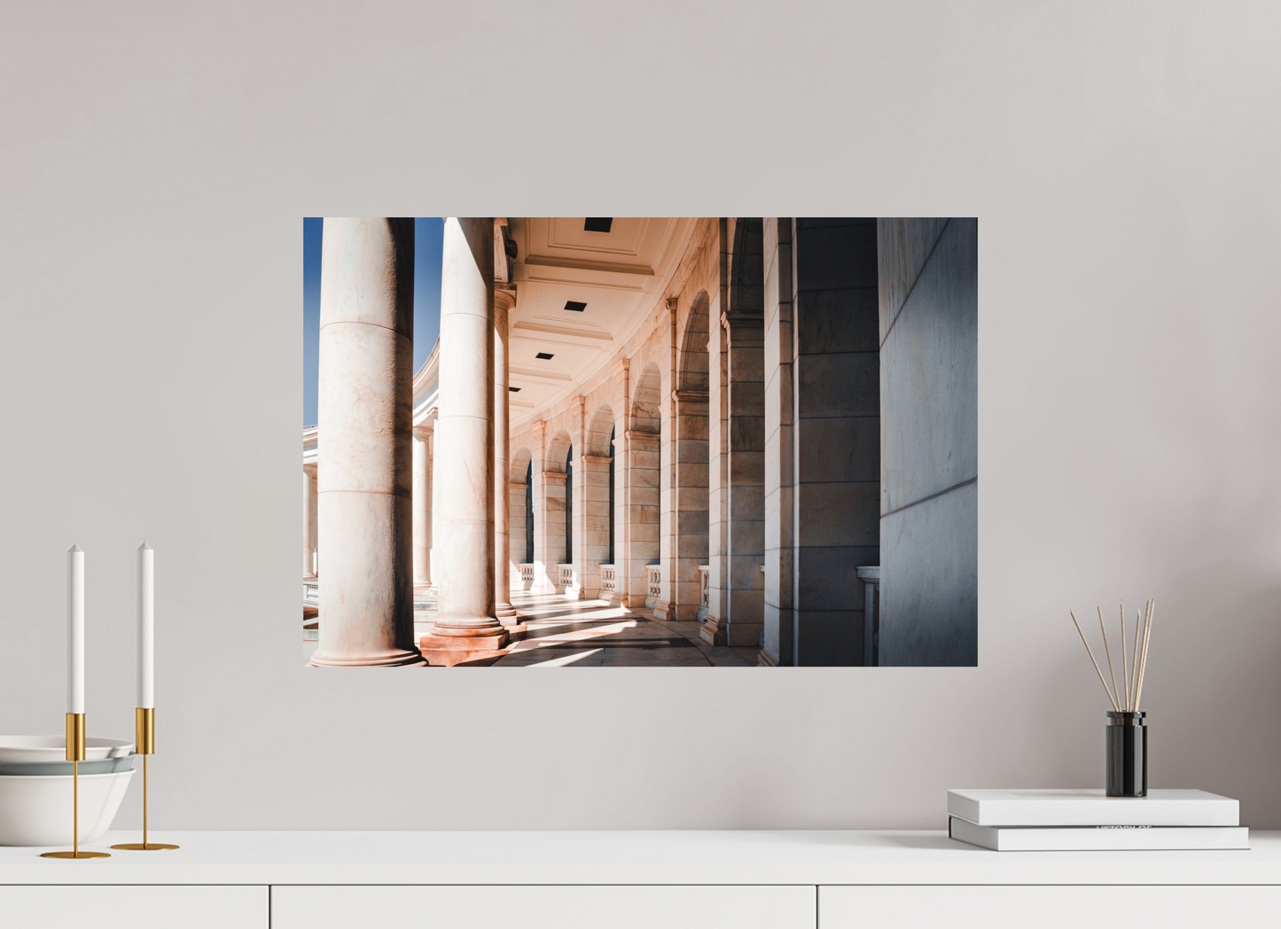 60 x 40 cm, Hahnemühle Photo Rag Bright White Arlington Memorial Architecture