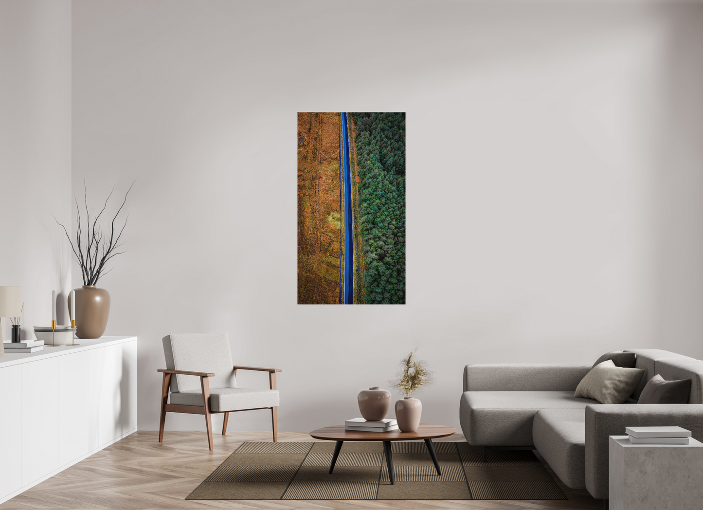 81 x 144 cm, Hahnemühle Photo Rag Bright White Die Linie durch die Highlands